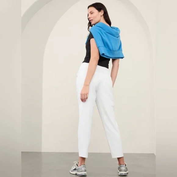 NWT Athleta Women’s Endless Bright White Pants size 8. - Picture 7 of 10